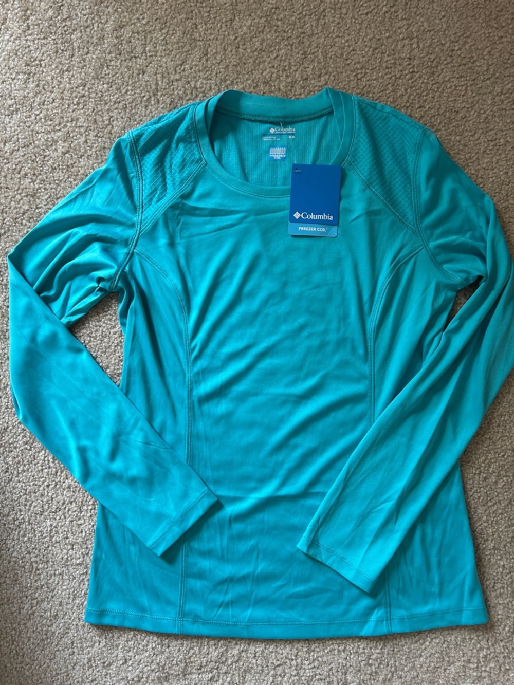 Columbia Women's Long Sleeve Performance Shirt - Teal Blue